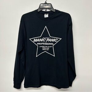 Manic Panic long sleeve graphic tee 🖤⭐️